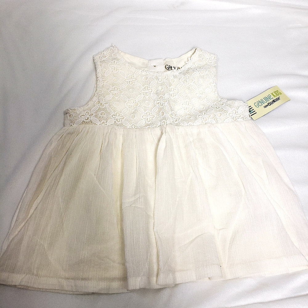 Genuine Kids From Oshkosh Girls Fancy Dress Ivory